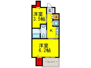 ディアコート宿屋町の物件間取画像